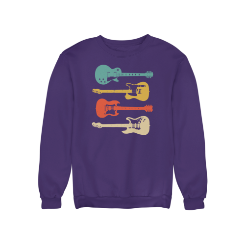 Damska bluza muzyczna z czterema gitarami 9