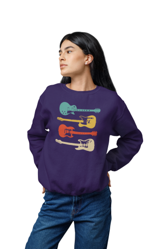 Damska bluza muzyczna z czterema gitarami 10