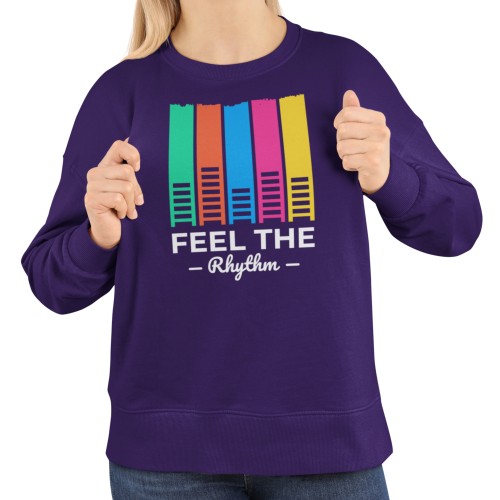 Damska bluza muzyczna Feel The Rhythm