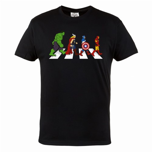 MĘSKA PIŻAMA Z NADRUKIEM NA PREZENT AVENGERS MAR40 2