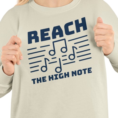Damska bluza muzyczna Reach The High Note 2