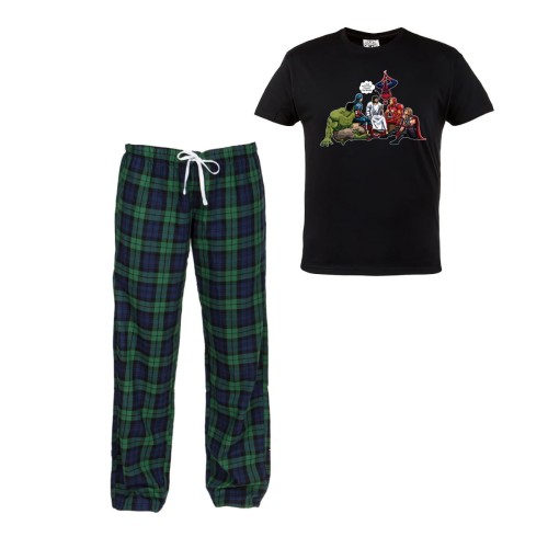 MĘSKA PIŻAMA Z NADRUKIEM NA PREZENT AVENGERS MAR46