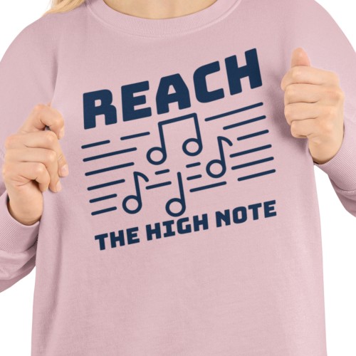 Damska bluza muzyczna Reach The High Note 8