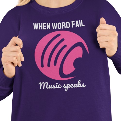 Damska bluza muzyczna Music Speaks 2