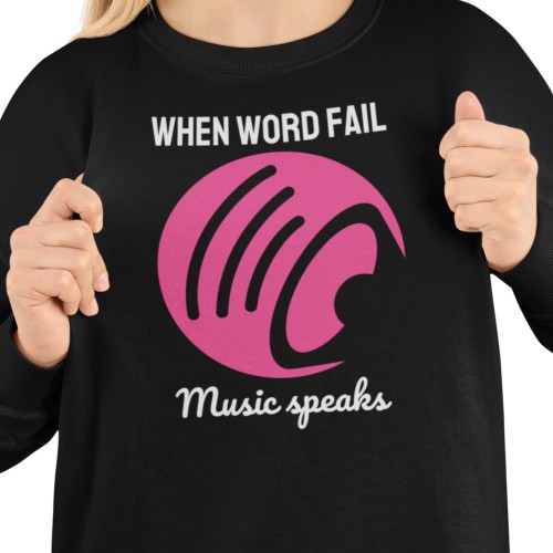 Damska bluza muzyczna Music Speaks 8