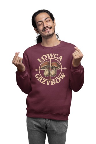 Męska bluza dla grzybiarza Łowca Grzybów 5