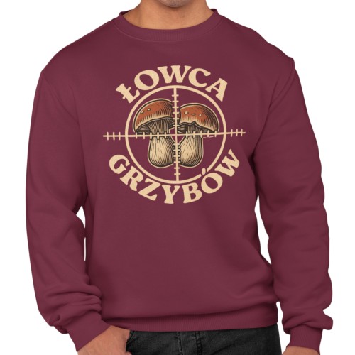 Męska bluza dla grzybiarza Łowca Grzybów