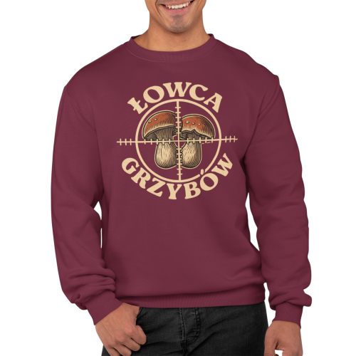 Męska bluza dla grzybiarza Łowca Grzybów 4