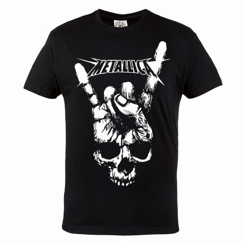 MĘSKA PIŻAMA Z NADRUKIEM NA PREZENT METALLICA META09 2