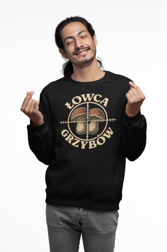 Męska bluza dla grzybiarza Łowca Grzybów 10
