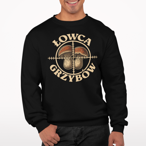 Męska bluza dla grzybiarza Łowca Grzybów 12