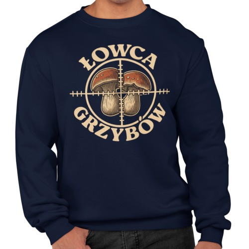 Męska bluza dla grzybiarza Łowca Grzybów 13
