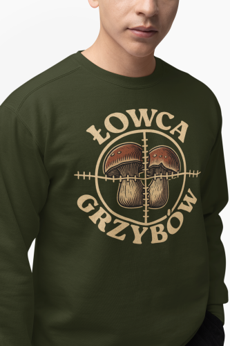 Męska bluza dla grzybiarza Łowca Grzybów 21