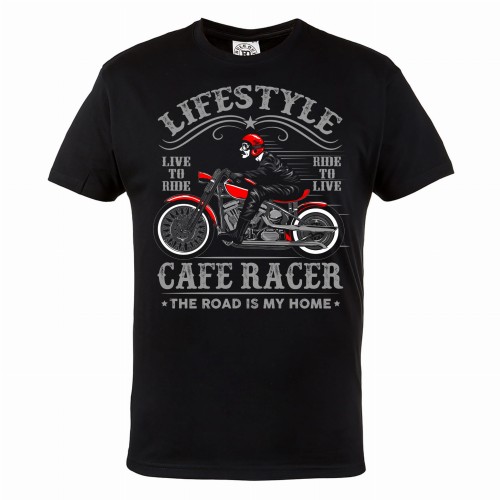 MĘSKA PIŻAMA Z NADRUKIEM NA PREZENT CAFE RACER MOTO22 2