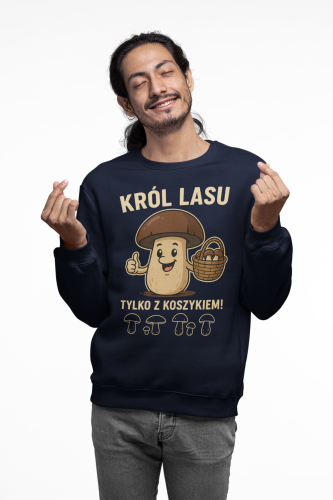 Męska bluza dla grzybiarza Król Lasu 4