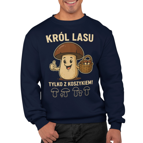 Męska bluza dla grzybiarza Król Lasu 6