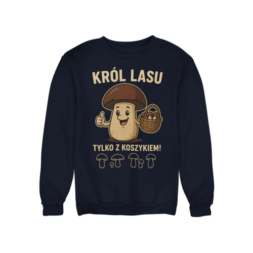 Męska bluza dla grzybiarza Król Lasu 2