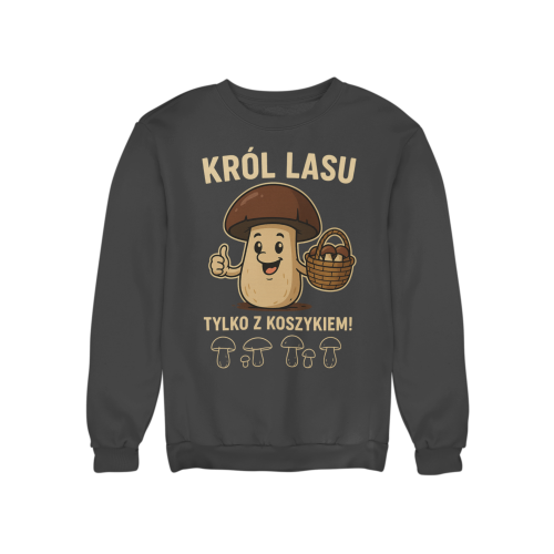 Męska bluza dla grzybiarza Król Lasu 15
