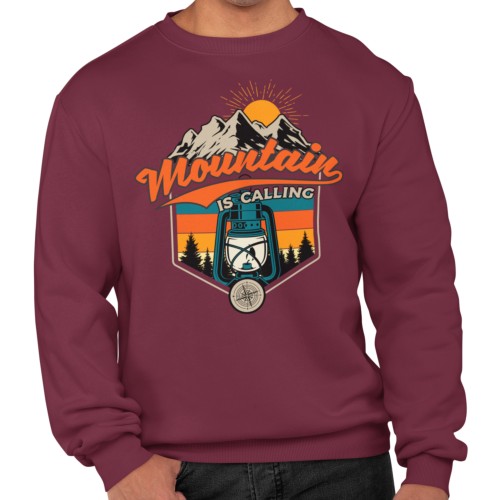 Męska bluza w góry Mountain Is Calling – dla podróżnika