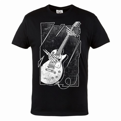 MĘSKA PIŻAMA Z NADRUKIEM NA PREZENT MUSIC GITARA MUSIC19 2