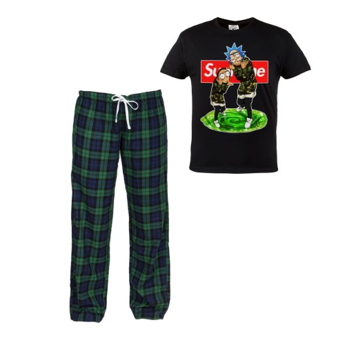 MĘSKA PIŻAMA Z NADRUKIEM NA PREZENT RICK AND MORTY SUPREME RICK06