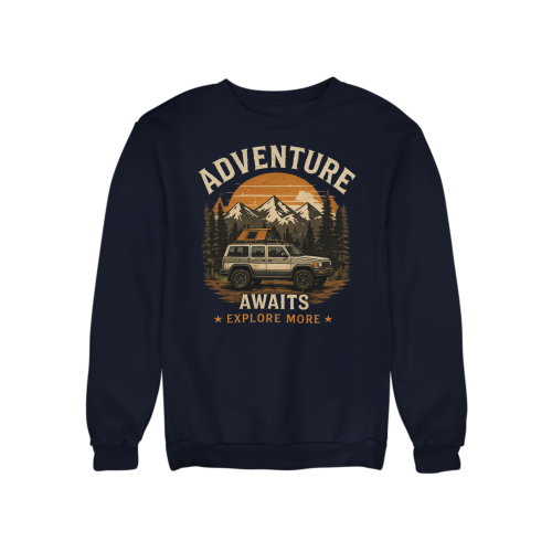 Męska bluza Adventure Awaits – podróże góry wyprawy 2