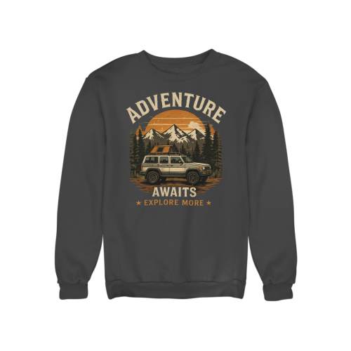 Męska bluza Adventure Awaits – podróże góry wyprawy 5