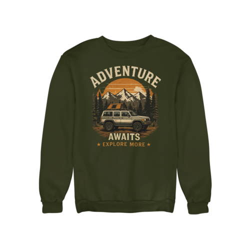 Męska bluza Adventure Awaits – podróże góry wyprawy 11