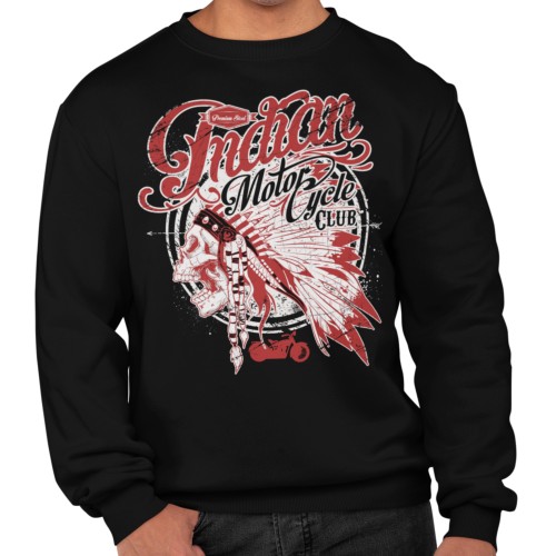 Męska bluza motocyklowa Motorcycle Club – styl biker