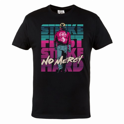 MĘSKA KOSZULKA Z NADRUKIEM COBRA KAI NO MERCY KARATE KID 01 