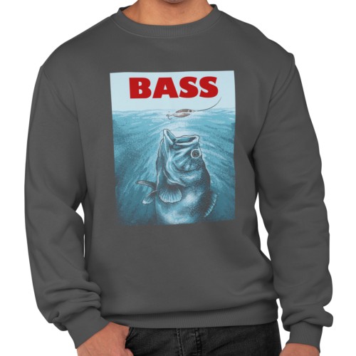 Bluza dla wędkarza na ryby – Bass z przynętą 1