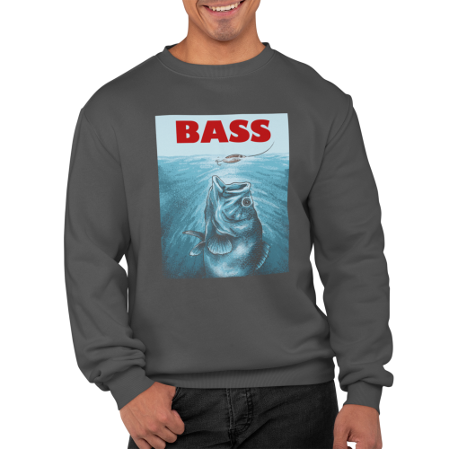 Bluza dla wędkarza na ryby – Bass z przynętą 3