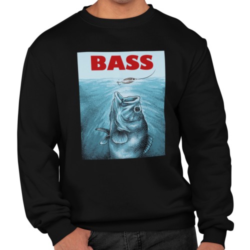 Bluza dla wędkarza na ryby – Bass z przynętą 4