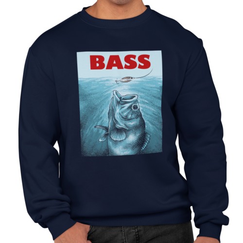 Bluza dla wędkarza na ryby – Bass z przynętą 7