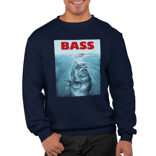 Bluza dla wędkarza na ryby – Bass z przynętą 9