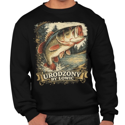 Bluza dla wędkarza na ryby – Urodzony By Łowić 1