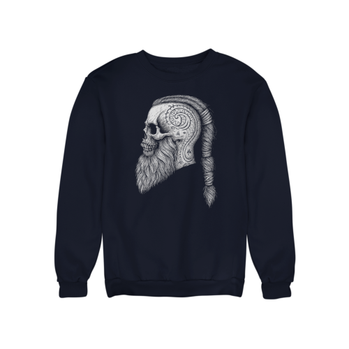 Bluza męska Wiking Viking Valhalla – nordycka czaszka 2