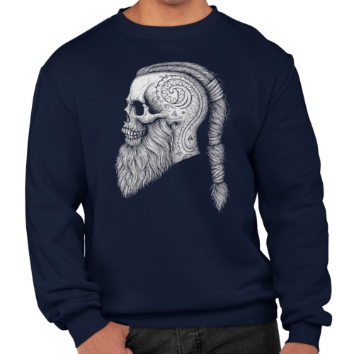 Bluza męska Wiking Viking Valhalla – nordycka czaszka