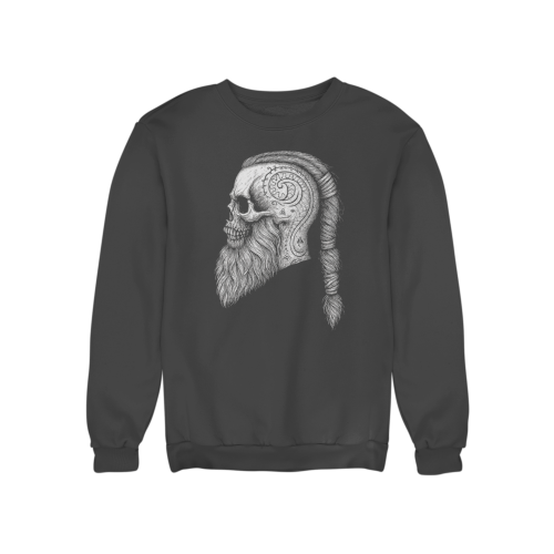 Bluza męska Wiking Viking Valhalla – nordycka czaszka 5