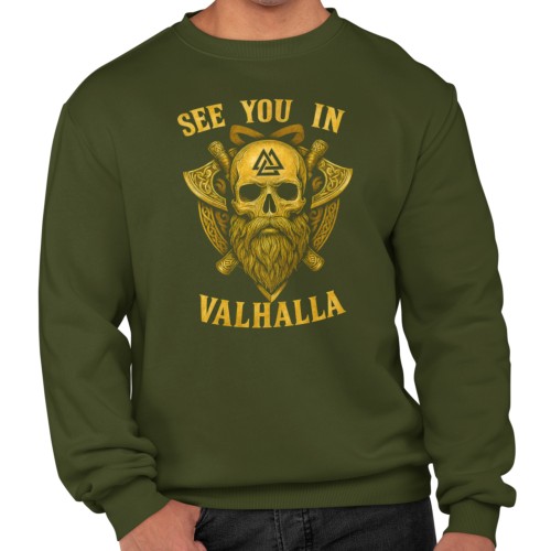 Bluza męska Wiking Viking Valhalla – See You in Valhalla