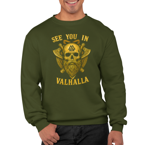 Bluza męska Wiking Viking Valhalla – See You in Valhalla 3