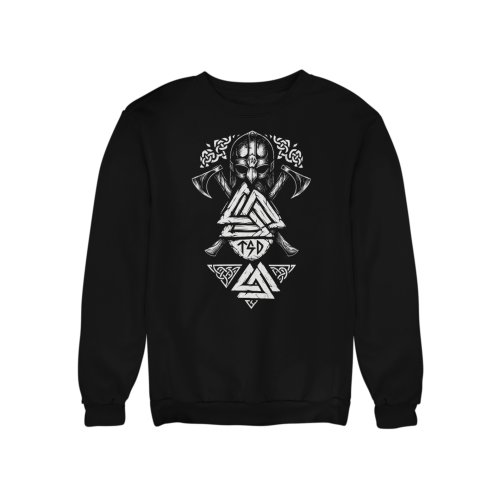 Bluza męska Wiking Viking Valhalla – hełm topory Valknut 2