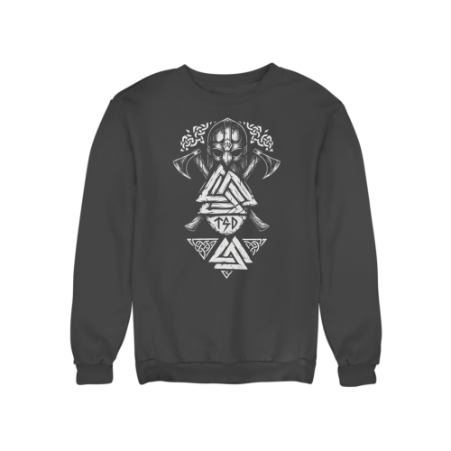 Bluza męska Wiking Viking Valhalla – hełm topory Valknut 5