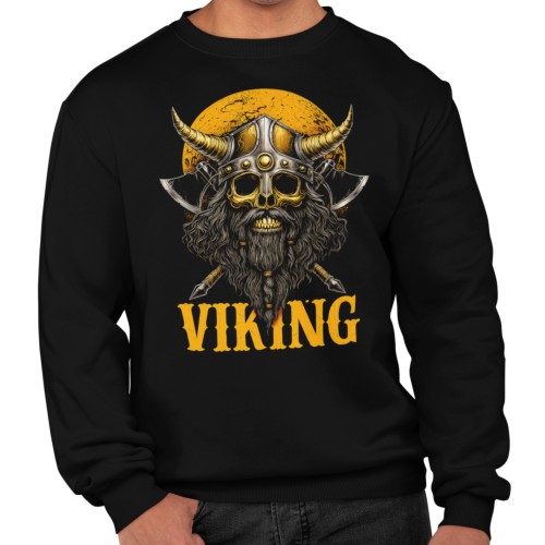 Bluza męska Wiking Viking Valhalla – czaszka wojownika