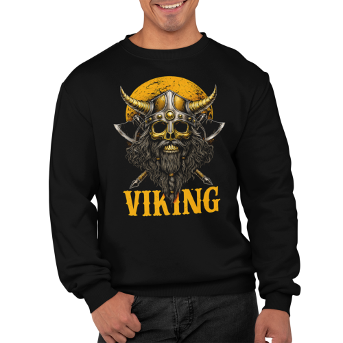 Bluza męska Wiking Viking Valhalla – czaszka wojownika 3