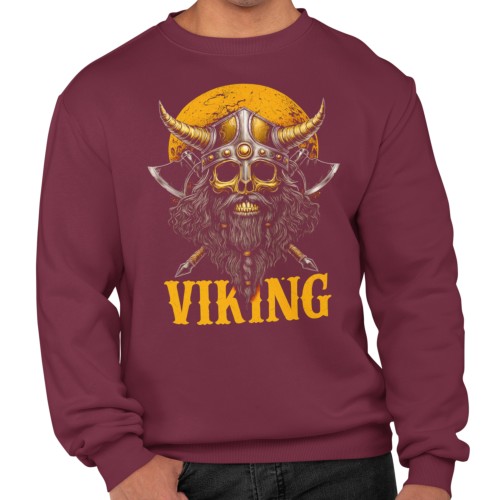 Bluza męska Wiking Viking Valhalla – czaszka wojownika 4
