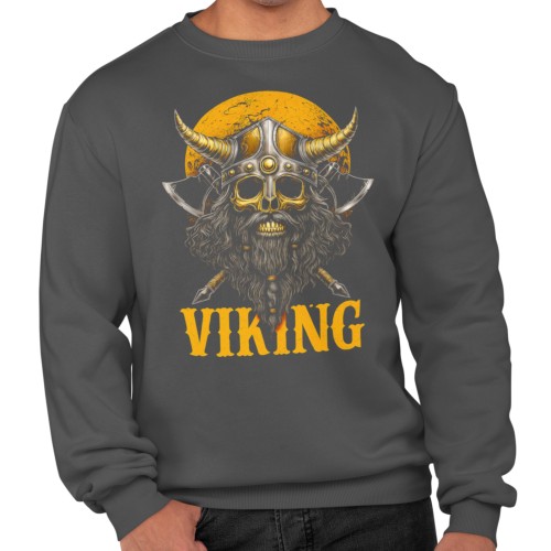 Bluza męska Wiking Viking Valhalla – czaszka wojownika 7