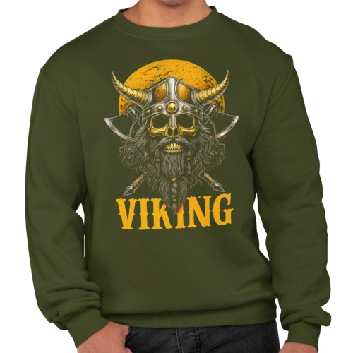 Bluza męska Wiking Viking Valhalla – czaszka wojownika 13