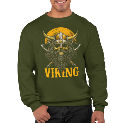 Bluza męska Wiking Viking Valhalla – czaszka wojownika 15