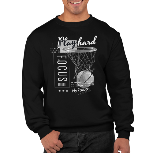 Bluza męska dla koszykarza Koszykówka Play Hard 9